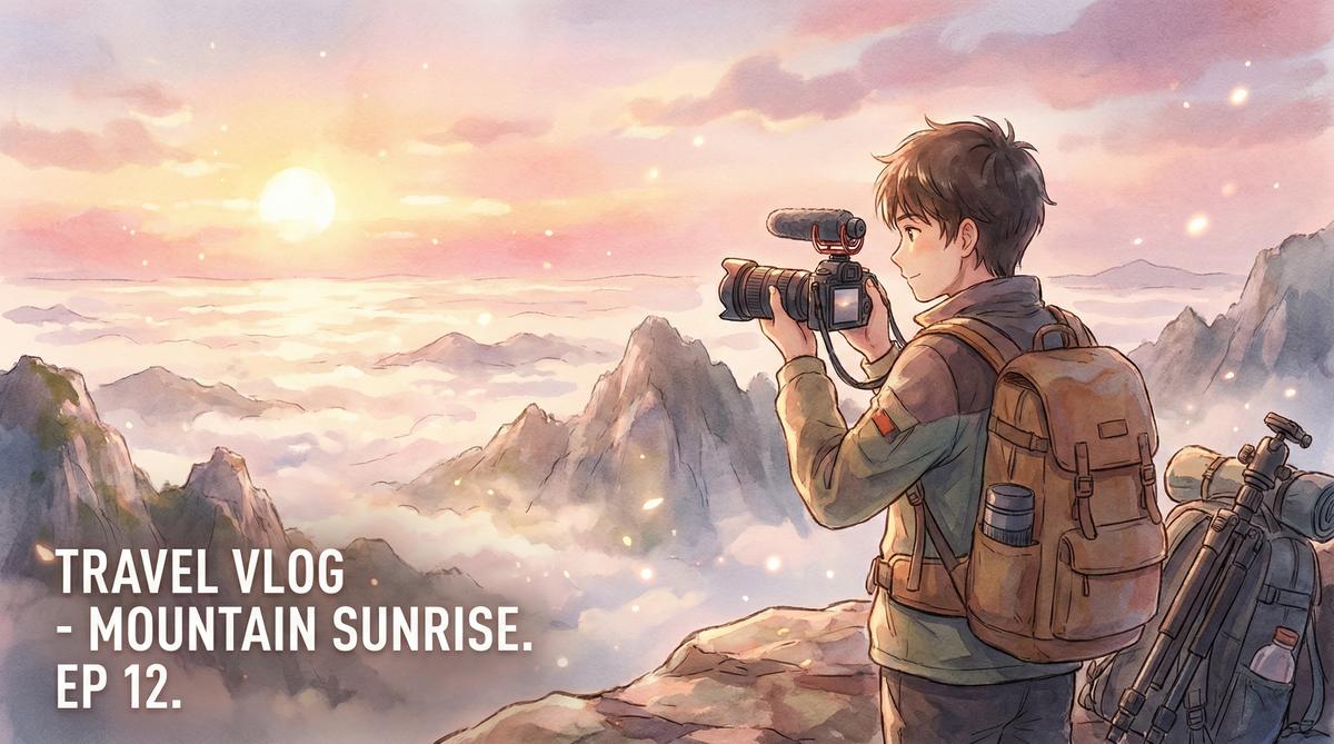 91旅行视频分享山顶日出